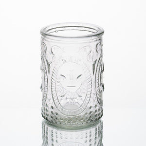Richland Candle Holder Textured Glass Tall