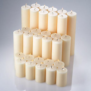 richland pillar candles 2 x3 2 x6 2 x9 set of 30