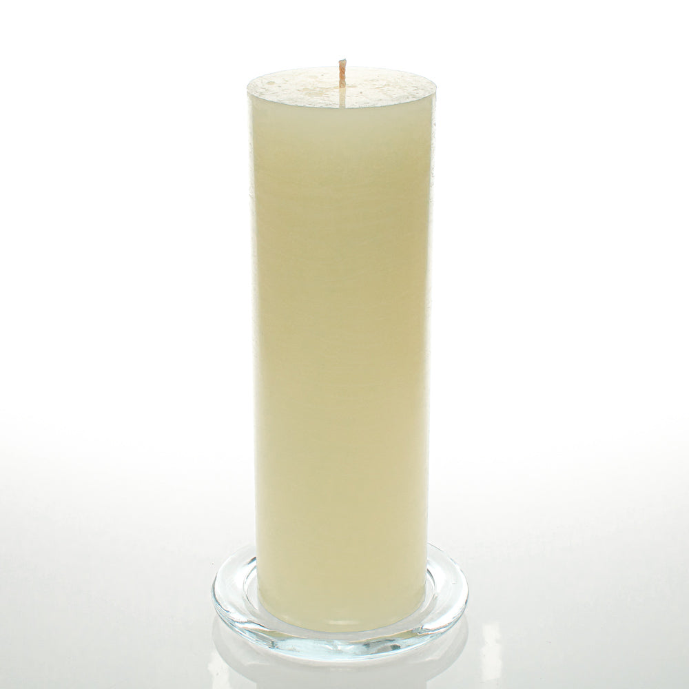 Richland Rustic Pillar Candle 3"x 9" Light Ivory