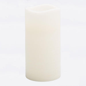 richland led big pillar candles ivory 6 set of 12