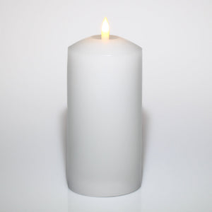 Richland 3"X6" Bullet LED Wax Candle White