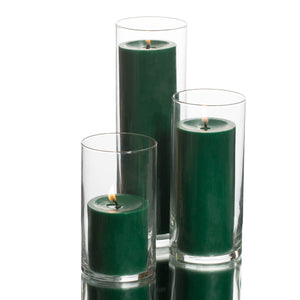 Richland Pillar Candles & Eastland Cylinder Holders Set of 3