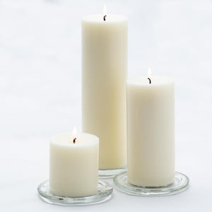 pillar candles square holders set 18