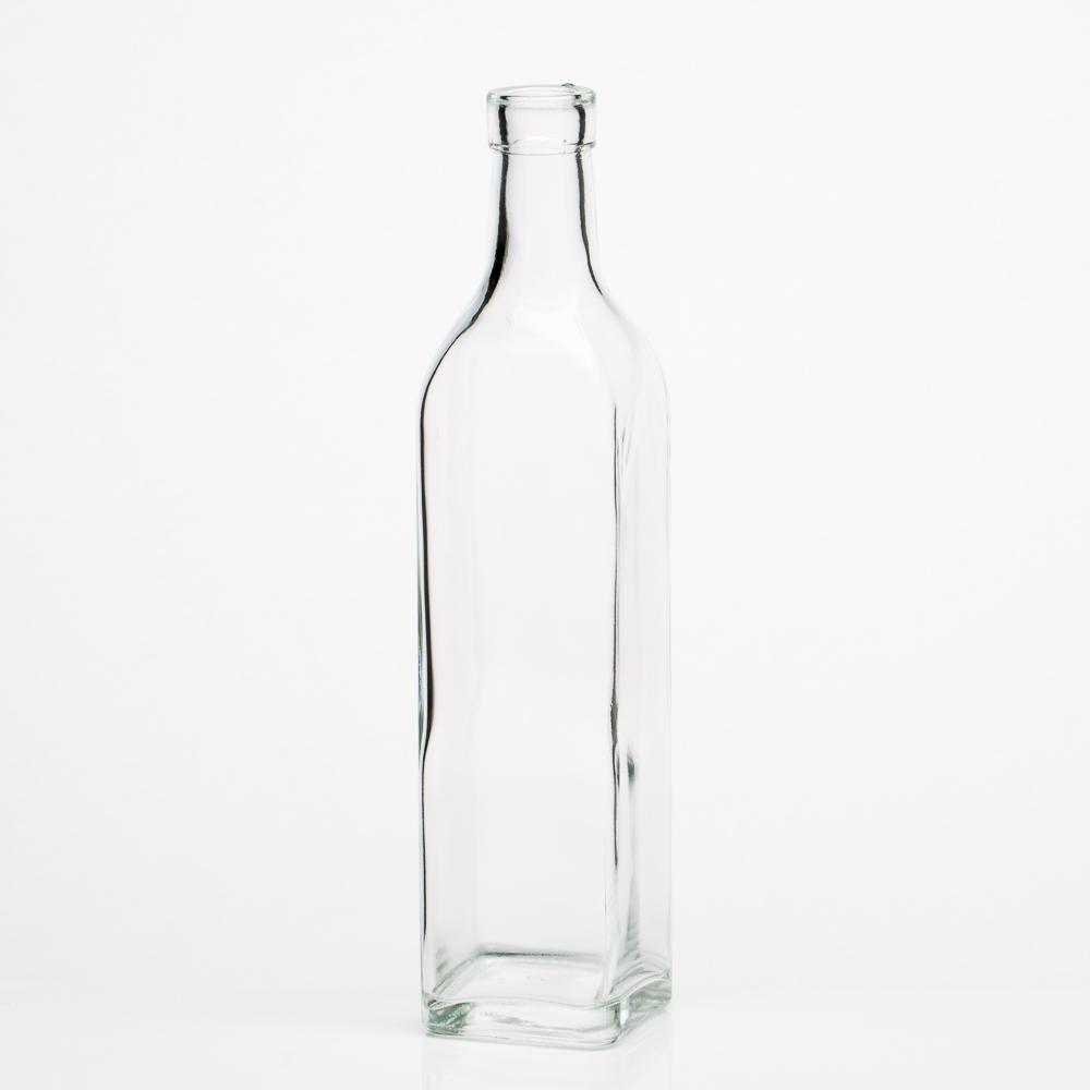 richland glass square bottle set of 24
