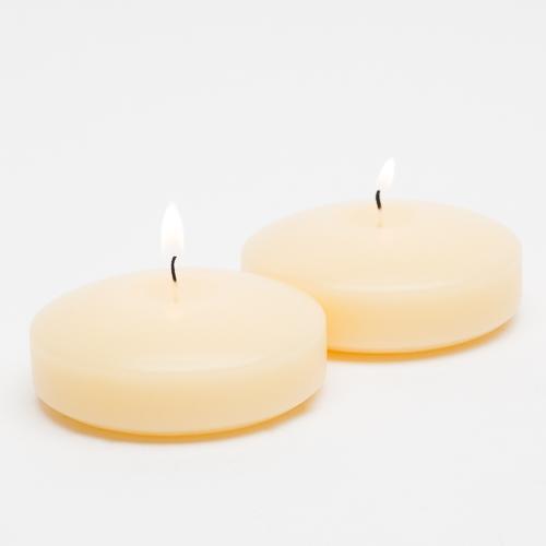 Richland Floating Candles 3" Ivory Set of 24