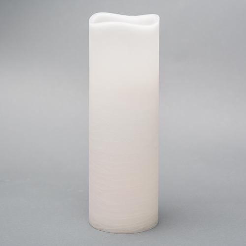 Richland 4" x 12" Large LED Pillar Candle with Wavy Top