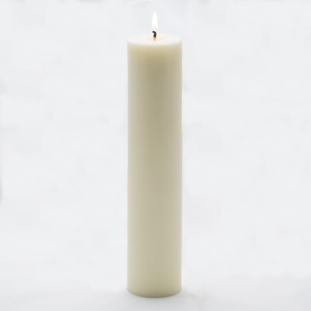 richland pillar candle 2 x9 light ivory set of 20