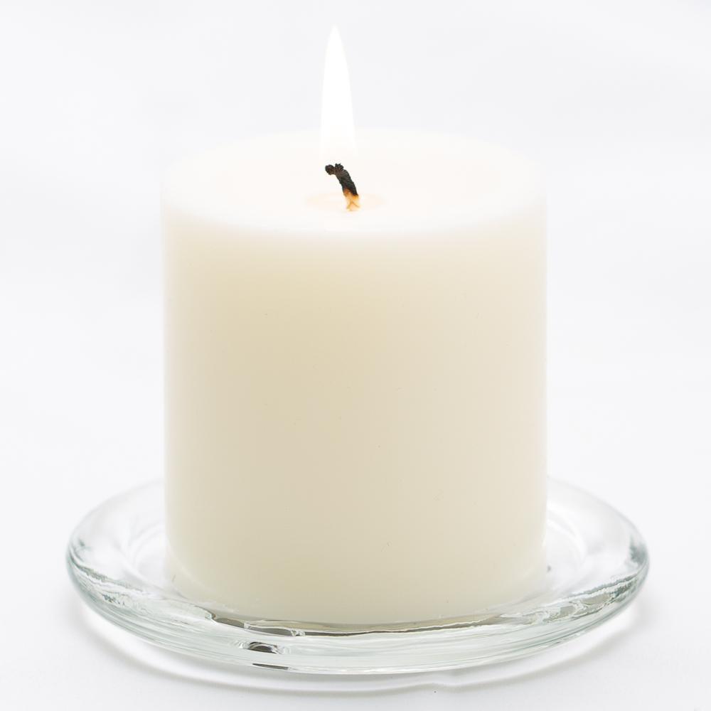 richland pillar candles 3 x3 light ivory set of 24