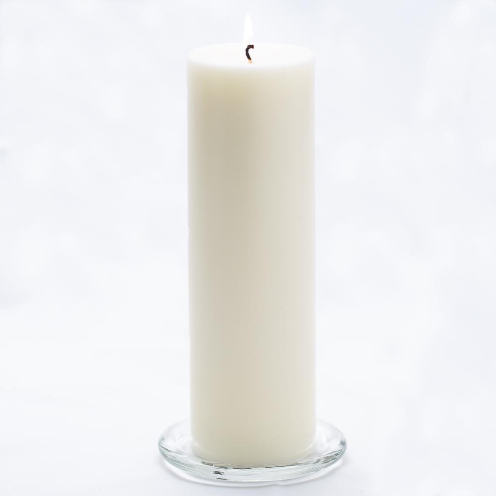 richland pillar candles 3 x9 light ivory set of 24