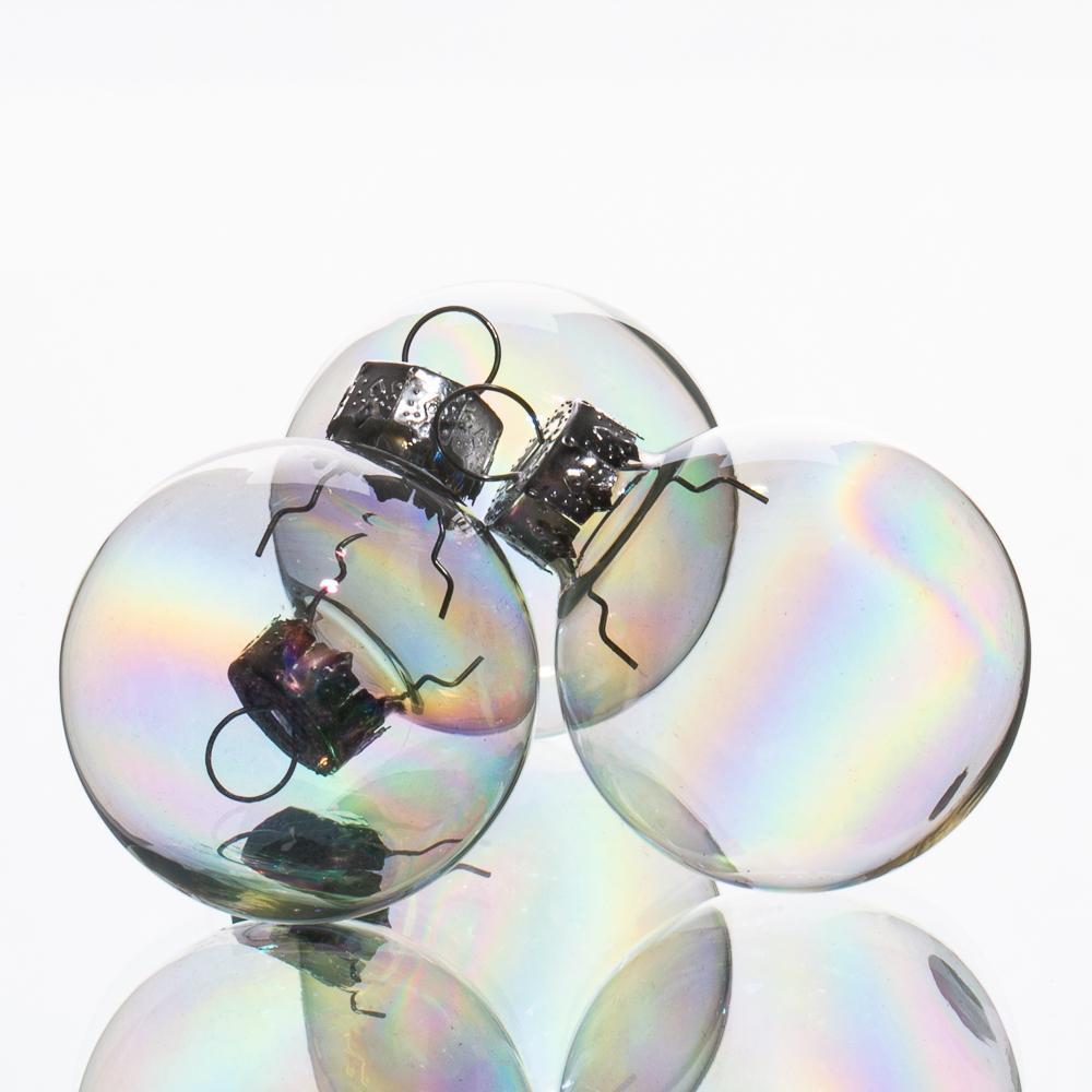 Richland Glass Ornaments 1.37” Set of 48