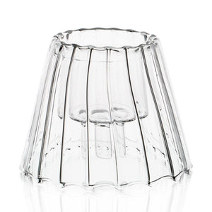 richland inza wine bottle chandelier glass tealight holder