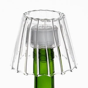 richland inza wine bottle chandelier glass tealight holder