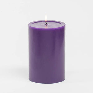 Richland 4" x 6" Purple Pillar Candle