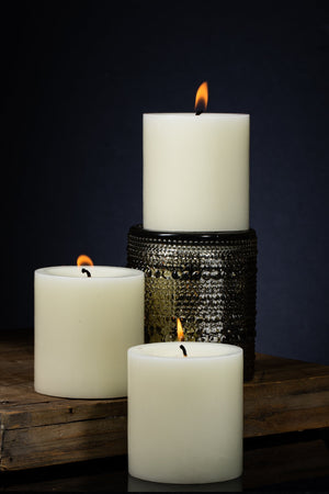 Richland Pillar Candle 3"x3" Light Ivory