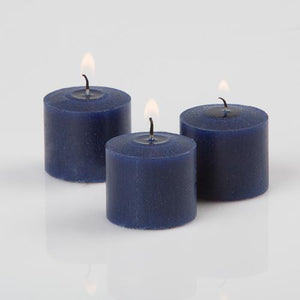 richland votive candles unscented navy blue 10 hour set of 288