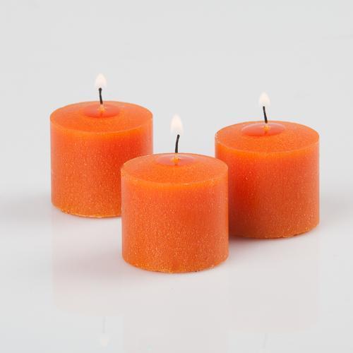 Richland Votive Candles Unscented Orange 10 Hour Set of 72