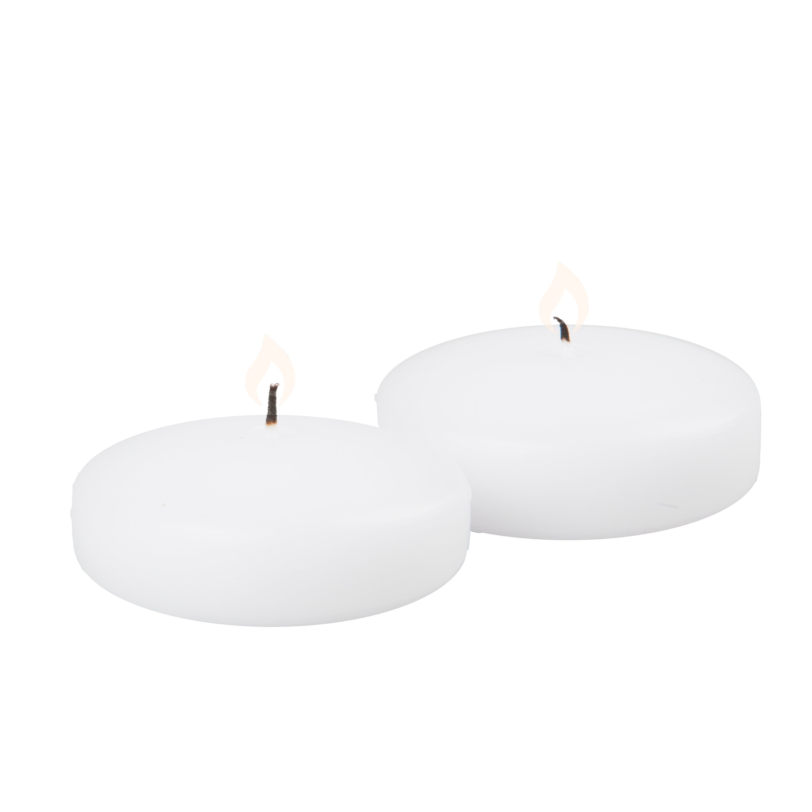 Richland Floating Candles 3 Ivory Set of 24 - Candles4Less