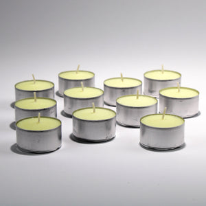 Richland Extended Burn Tealight Candles Light Yellow Unscented Set of 100