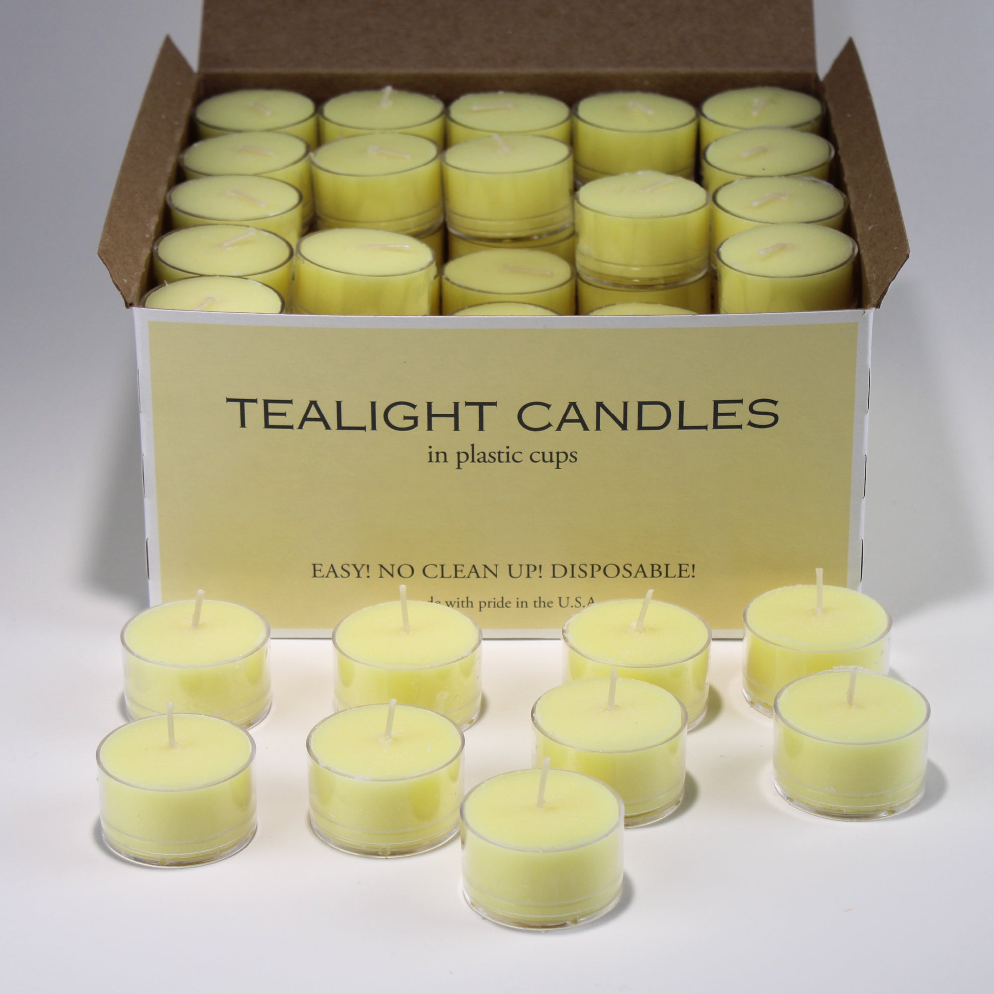 Plastic Tealight Candle Cups Bulk 100 Pack | Betterbee