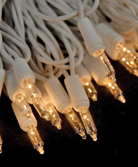 100 indoor mini string lights 40 feet white cord