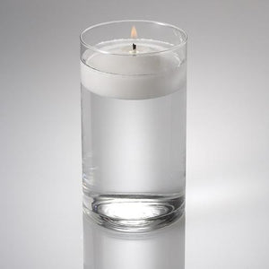 eastland cylinder floating candle holder 3 25 x6