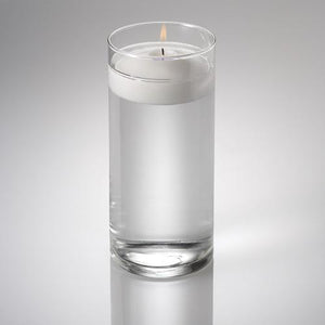 eastland cylinder floating candle holder 3 25 x7 5