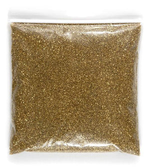 german glass glitter gold 1 lb bag