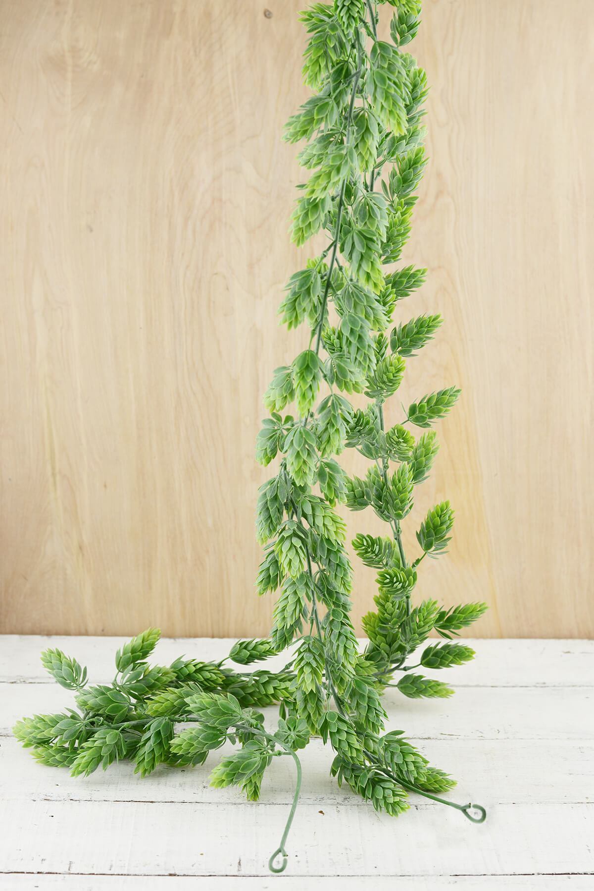 Hops Garland Frosted Green 6ft Artificial