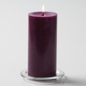 Richland Pillar Candle 3"x6" Purple