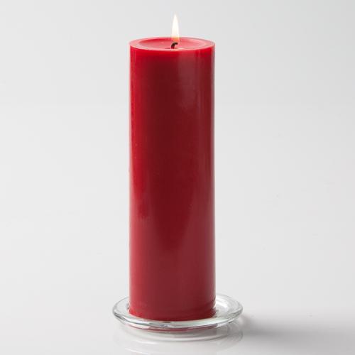 Richland Pillar Candle 3"x9" Red
