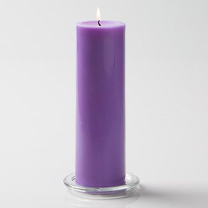 Richland Pillar Candles 3"x9" Lavender Set of 12