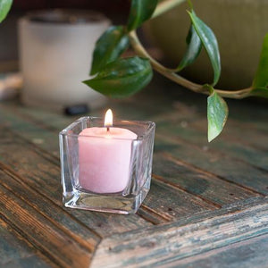 richland votive candles pink gardenia scented 10 hour set of 12