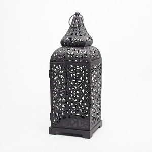 richland black moroccan temple metal lantern