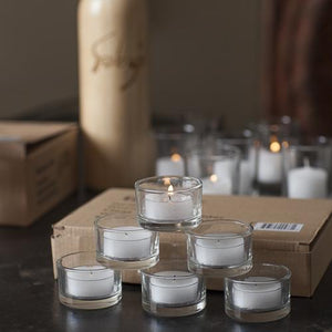 Richland Clear Cup Tealight Candles White Citronella Scented Set of 500