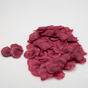 Richland Silk Rose Petals Dark Red 1000 Count