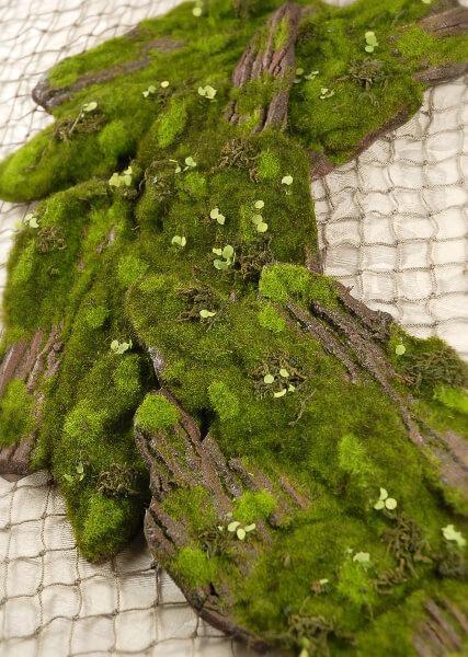 Foam Moss Tree Bark 14 x 6.5in